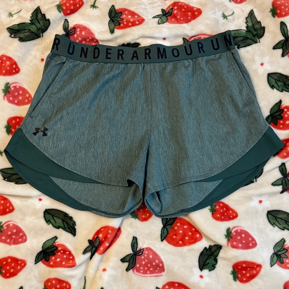 Under Armour Women's Teal Athletic Shorts